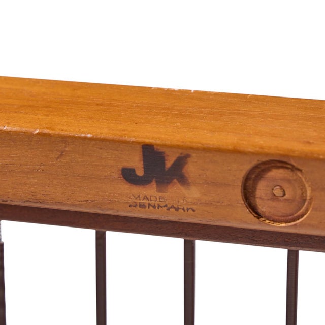 Hans Olsen for Juul Kristensen Model 519 Mid Century Danish Teak and Cane Chairs - Pair For Sale - Image 13 of 13