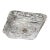 1960s Mid-Century Modern Murano Hand-Blown Textural Clear Glass Venini Flush Mount Chandelier For Sale