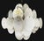 Vintage Italian Murano Chandelier with 36 White Disks, 1990s For Sale - Image 11 of 17