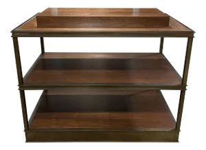 1980s Traditional Tiered Display Case