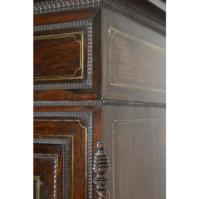 19th Century French Louis XVI Style Display Cabinet or Bookcase in Rosewood & Satin Birch For Sale - Image 17 of 18