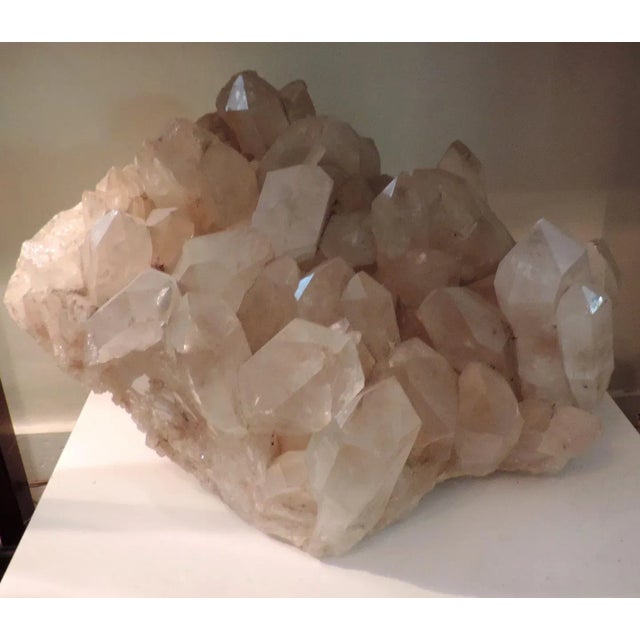 Contemporary Mid 20th Century Rock Crystal Mineral Specimen For Sale - Image 3 of 9