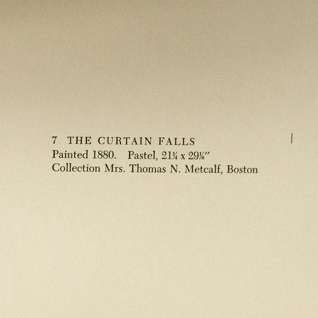 1950s 1950s After Edgar Degas "The Curtain Falls", First Edition Full-Color Vintage Print For Sale - Image 5 of 8