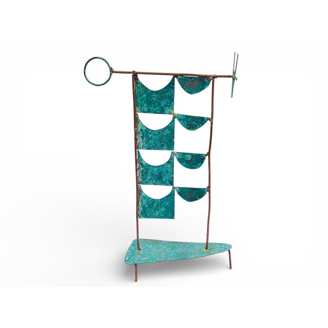 Mid-Century Modern William Black, Abstract Sculpture, Late 1960s, Patinated Copper Alloy For Sale - Image 3 of 16