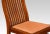 Set of Six James Shoolbread dining chairs, comprising of two armchairs and four chairs, the shed comb backs above...