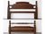 Ethan Allen Vintage Cannonball Bed For Sale - Image 4 of 4