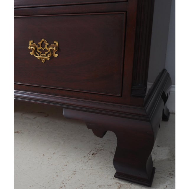 Wood Kindel National Trust Mahogany Chest on Chest For Sale - Image 7 of 16