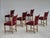 Mid-Century Modern Danish Dinning Chairs in Oak Wood, 1970s, Set of 6 For Sale - Image 3 of 18