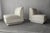 Textile Large Scale Pair of Post Modern Slipper Chairs For Sale - Image 7 of 9