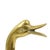 Large Brass Duck Sculpture, 1970s For Sale - Image 9 of 12