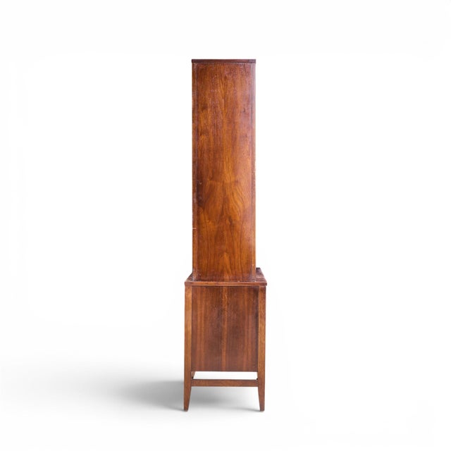 Mid 20th Century Broyhill Brasilia Mid Century Walnut Room Divider For Sale - Image 5 of 10