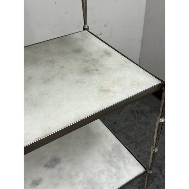 Silver Global Views Spike Etagere For Sale - Image 8 of 12