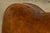1930s French Art Deco Scalloped Back Cognac Leather Club Chairs, Pair For Sale - Image 4 of 18