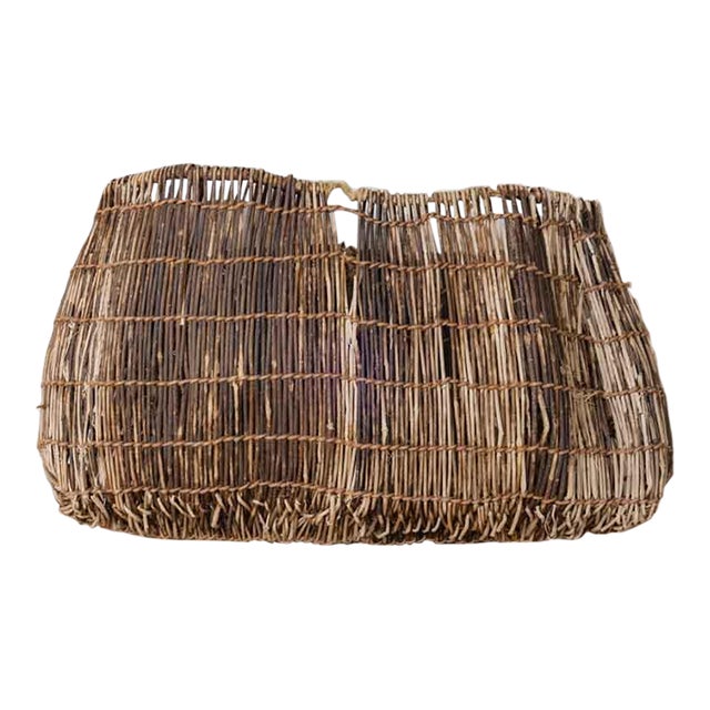 Antique Japanese Shoi Kago Basket, Early 20th Century For Sale