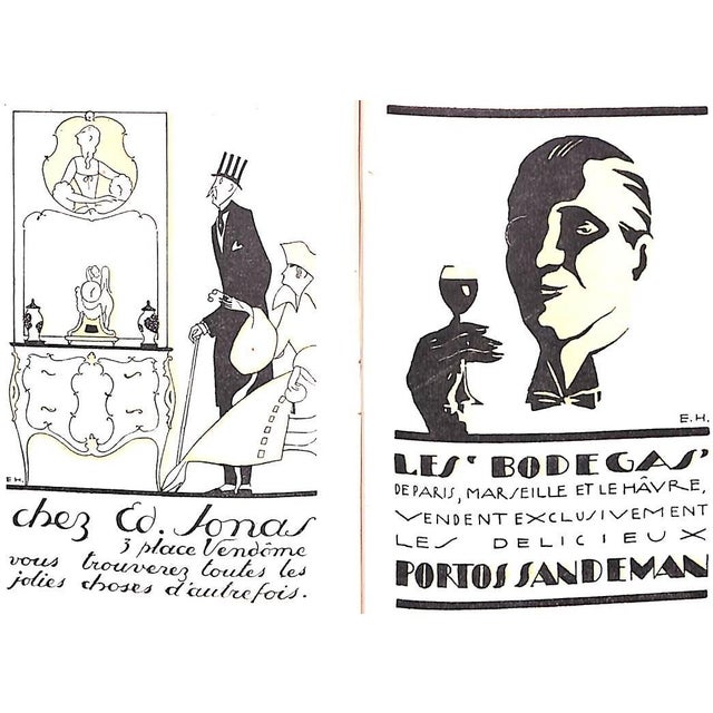 Paper "Almanach Du Masque D'or" Book 1922 For Sale - Image 7 of 12