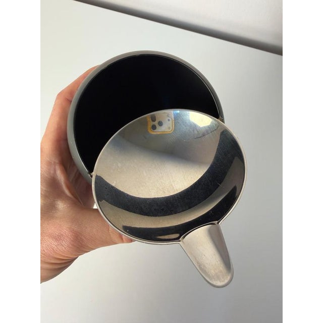 Metal Black Chrome Ball Ashtray by Quist For Sale - Image 7 of 11
