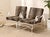 Mid 20th Century Vintage Leopard Print Lounge Chairs With White Scroll Arms For Sale - Image 5 of 8