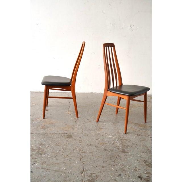 Mid-Century Modern 1960s Mid-Century Modern Danish Set of 6 Chairs in Teak Model Eva by Niels Kofoed For Sale - Image 3 of 16