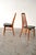 Mid-Century Modern 1960s Mid-Century Modern Danish Set of 6 Chairs in Teak Model Eva by Niels Kofoed For Sale - Image 3 of 16