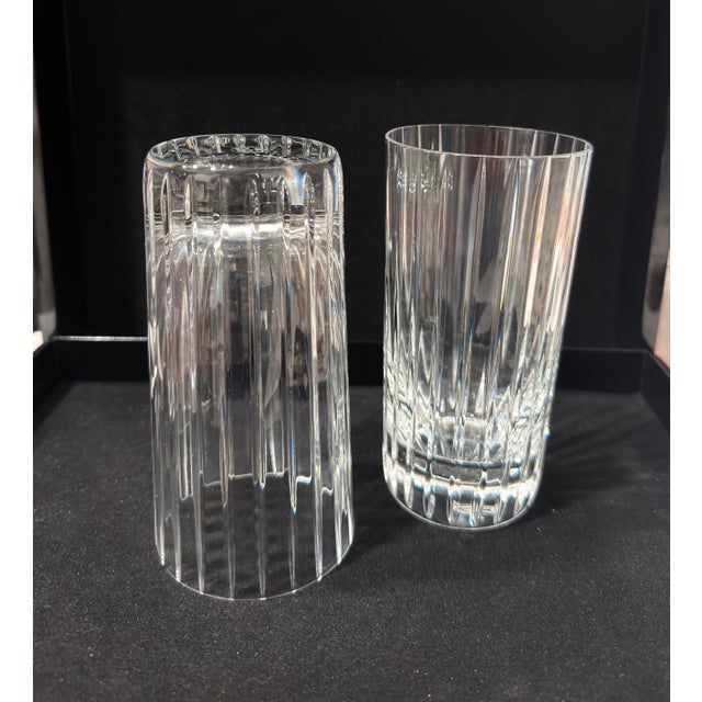 2010s Baccarat French Crystal Harmonie High Ball Glasses - Pair For Sale - Image 5 of 6