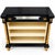 Ebonized Neoclassic Carved Walnut & Lacquered Bookcase, 1900s For Sale - Image 3 of 10
