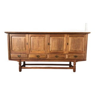 Mid 20th Century Danish Oak Sideboard by Henning Kjaernulf, Attributed For Sale