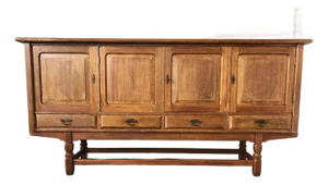 Mid 20th Century Danish Oak Sideboard by Henning Kjaernulf, Attributed