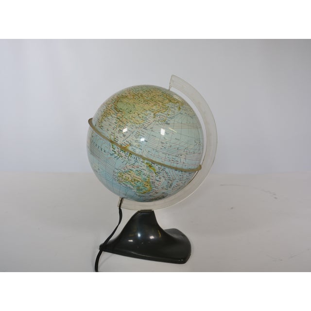 Mid-Century Modern Space Age Illuminated Globe by Marco Polo for Südwest Verlag, 1970s For Sale - Image 3 of 18