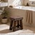 Dimensions: 16"W X 9"D X 19"H Features: • 100% solid wood stool • Antique rail road ties used to make this stool •...