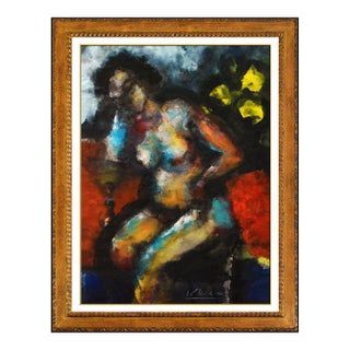 1970s Nude with Flowers, Karl Stark For Sale