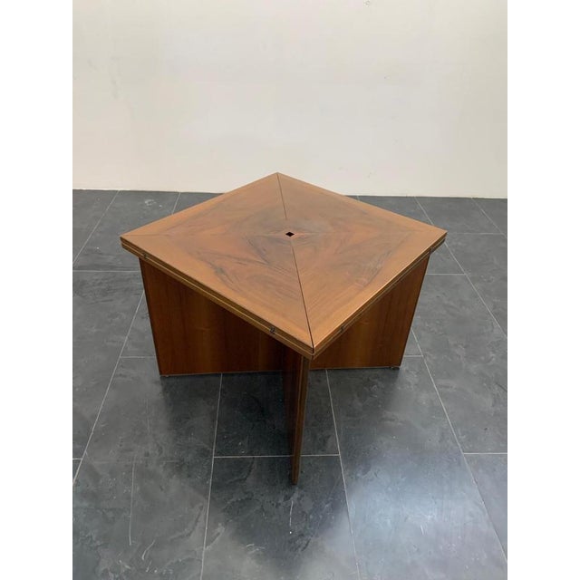 Extendable Table with Overwhelming Envelope Openings attributed to Vittorio Introini for Luigi Sormani, 1970s For Sale - Image 9 of 15