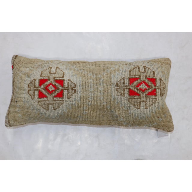 Bolster Turkish Rug Pillow For Sale - Image 4 of 5