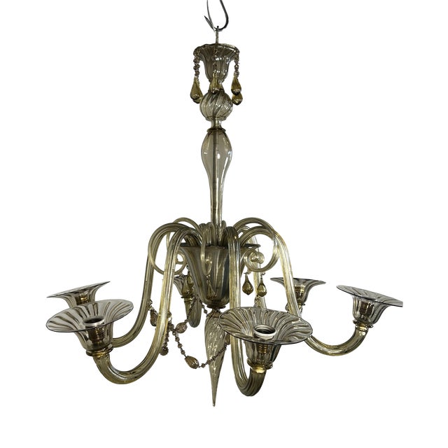 Vintage Chandelier from Venini, 1930 For Sale