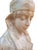 Champagne 19th-Century Italian Alabaster Bust, Likely of the “Song of Solomon’s” Shulamite For Sale - Image 8 of 17