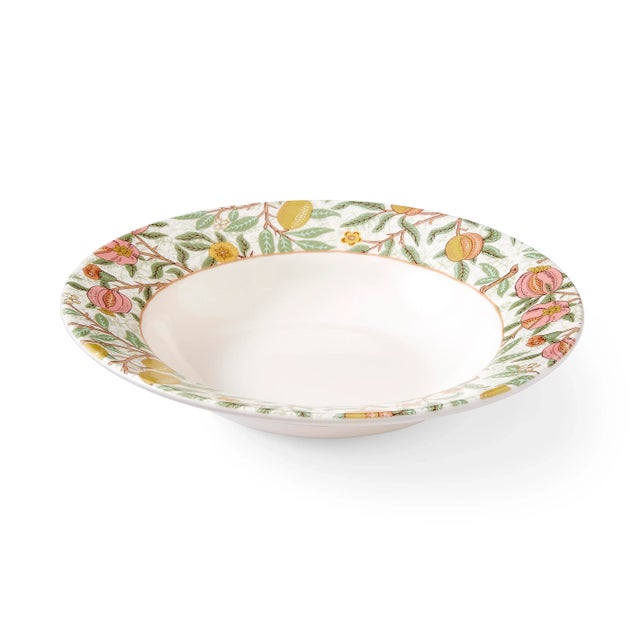 Art Nouveau Spode Morris & Co Bistro Pasta Bowl 10.5", Assorted Set of 4 For Sale - Image 3 of 6