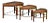 Antique Oriental Bamboo Nesting Tables - Set of 3 For Sale