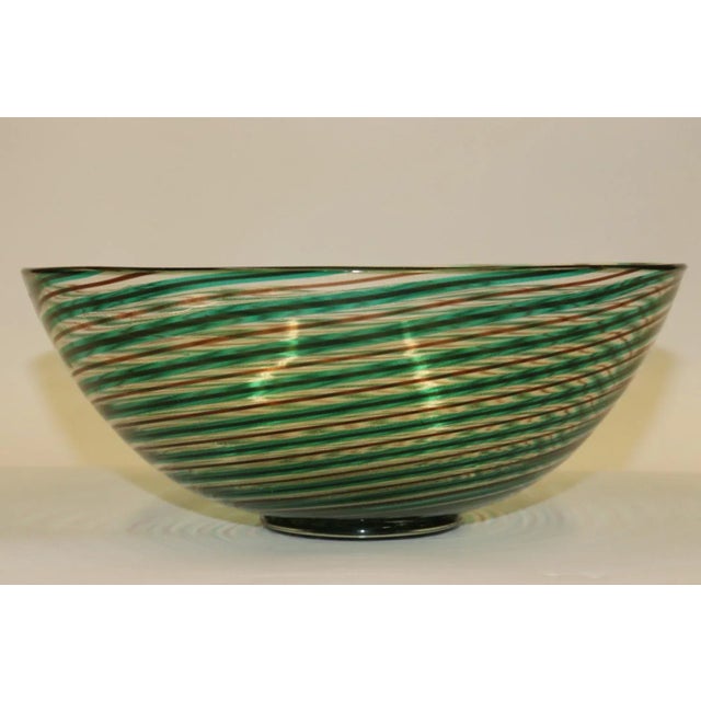 Mid-Century Modern Murano Large Glass Bowl For Sale In New York - Image 6 of 6