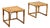 Wicker and Bamboo Side Tables, 1970s, Set of 2 For Sale