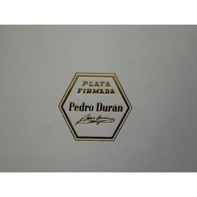 Metal Pedro Durán Sterling Silver 925 Picture Frame in Original Presentation Case, Spain, 30 X 25 Cm For Sale - Image 7 of 9