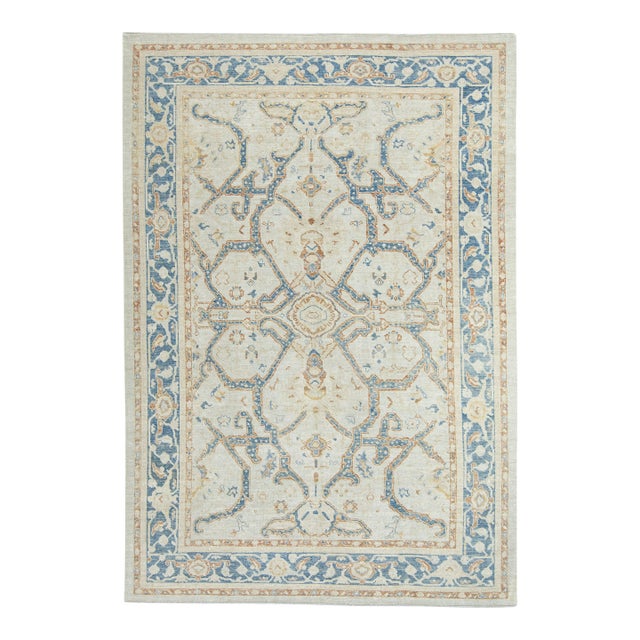 Turkish Oushak Rug 6' x 8'8" #18538 For Sale