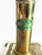 Vintage Brass Paris Orient Express Istanbul Table Lamp With Glass Chimney For Sale - Image 4 of 5