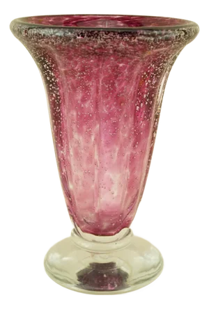 Vintage Murano Submerged Bubble Glass Vase by Ignoto, 1970s