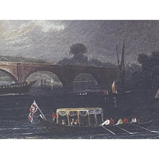 Set of Three "Thames River Views" Framed Prints Late 20th C. For Sale - Image 10 of 13