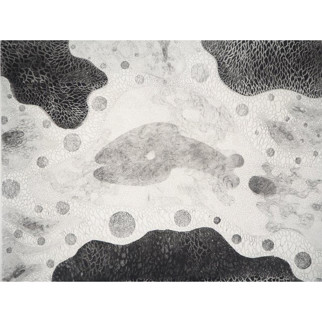 Jean-Marie ALBAGNAC Cosmic ambiguity, 1963 Original etching Hand signed and dated by the artist in pencil Numbered on / 60...