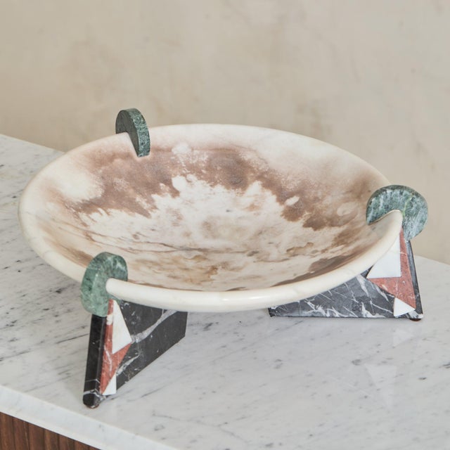 Italian 'Trisio' Marble bowl designed by G. Galli for Up&Up For Sale In Chicago - Image 6 of 9