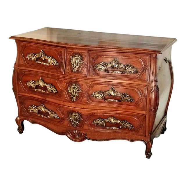 Louis XV Walnut Tomb Chest of Drawers For Sale