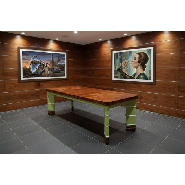 1920s Attributed to Kem Weber Dining Table From Grand Rapids Furniture Company For Sale - Image 14 of 14