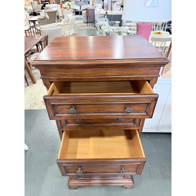 Wood Ethan Allen Tuscany Chianti Tall Lingerie Chest For Sale - Image 7 of 11