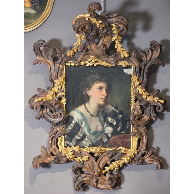 Antonio Zona, Portrait of a Young Woman, 18th-19th Century, Oil Painting For Sale - Image 9 of 14