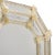 1940s Venetian Etched Glass Octagonal Mirror With Floral and Ribbon Details, Circa 1940 For Sale - Image 5 of 9